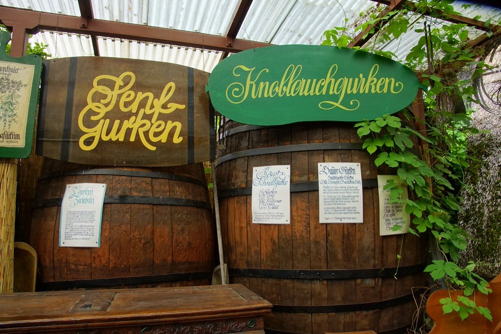 German pickle museum in Spreewald, Germany better known as the Gurkenmuseum