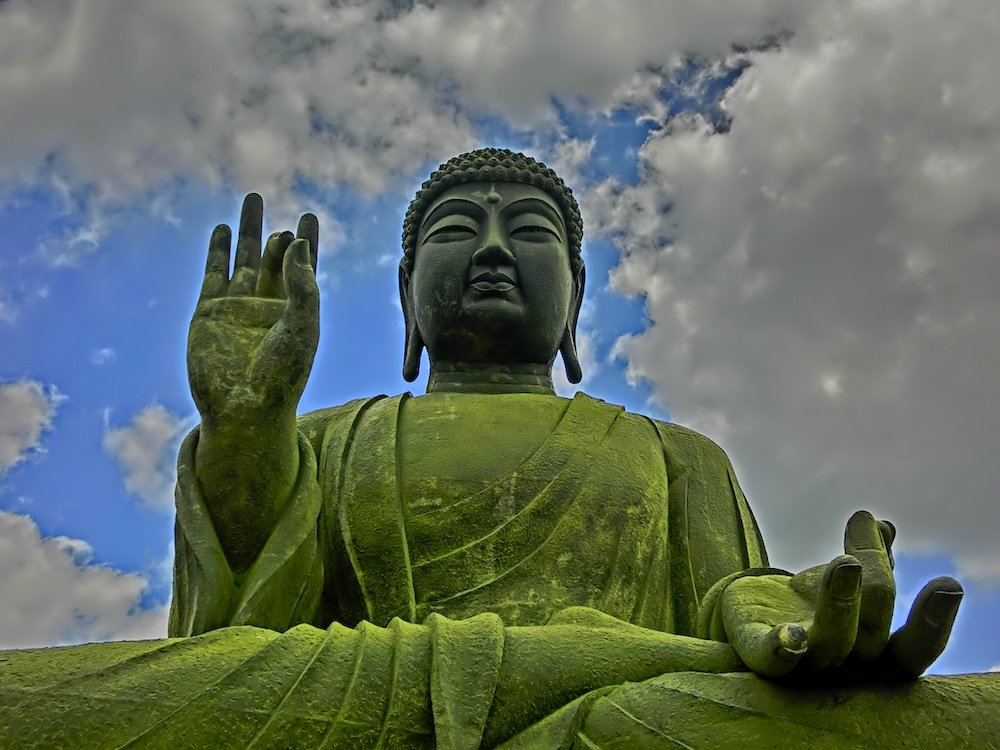 Giant Buddha at Gakwonsa Temple in Cheonan, Korea 