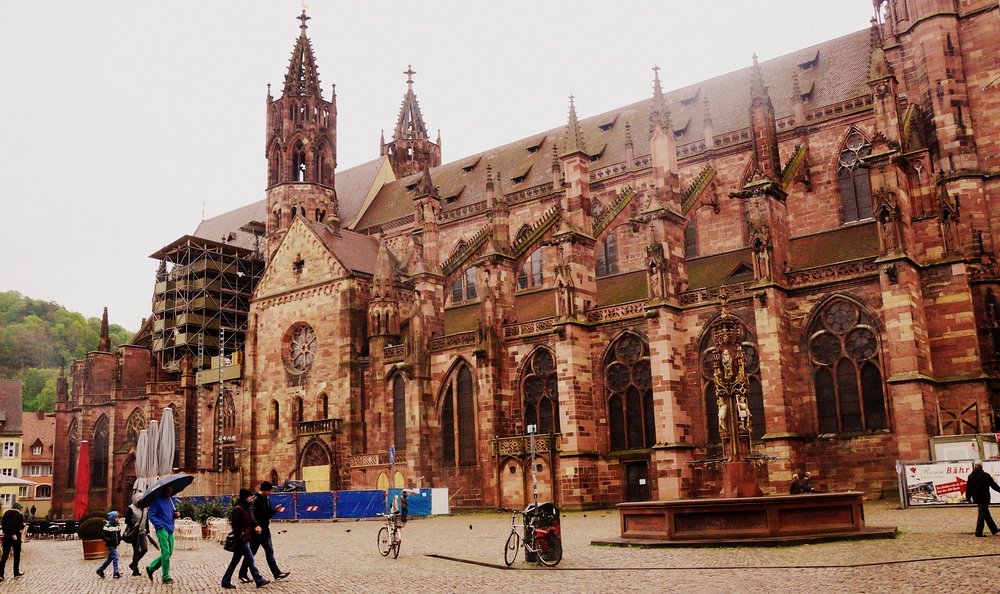 Given that it was rainy outside and it was Easter Holiday there were a surprising amount of people out and about in Freiburg, Germany