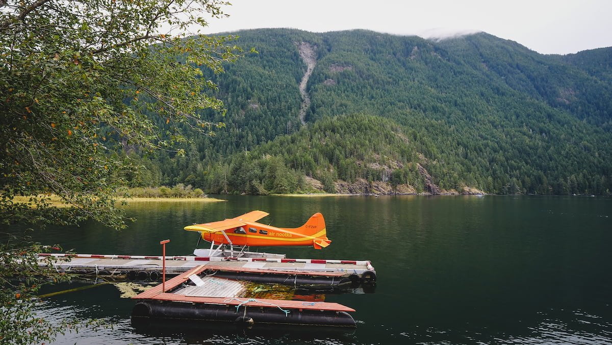 Gold River Air Nootka Float Plane for adventurous travelers seeking to explore the rugged coastline 