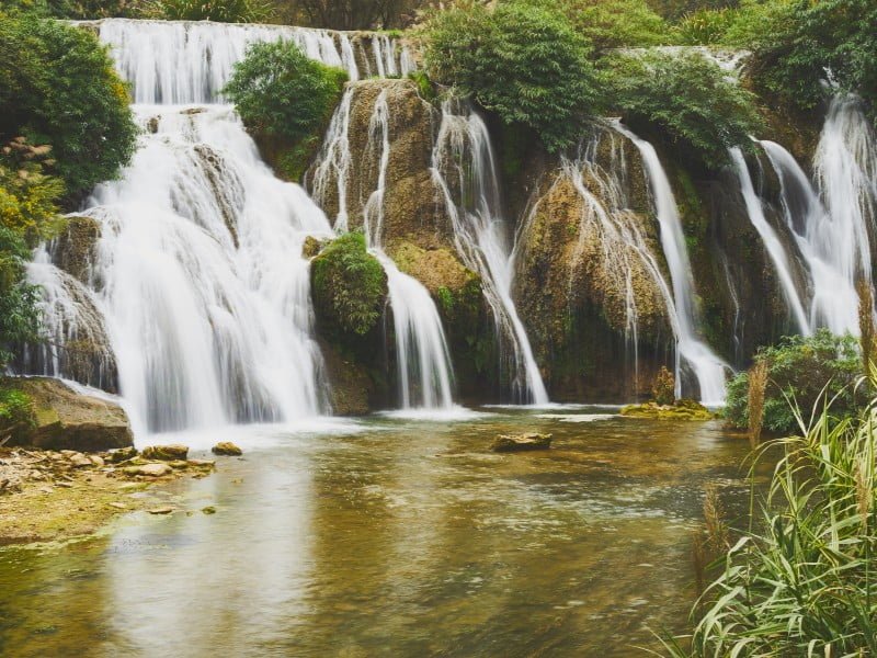 Guiyang Natural Beauty including a stunning waterfall in China 