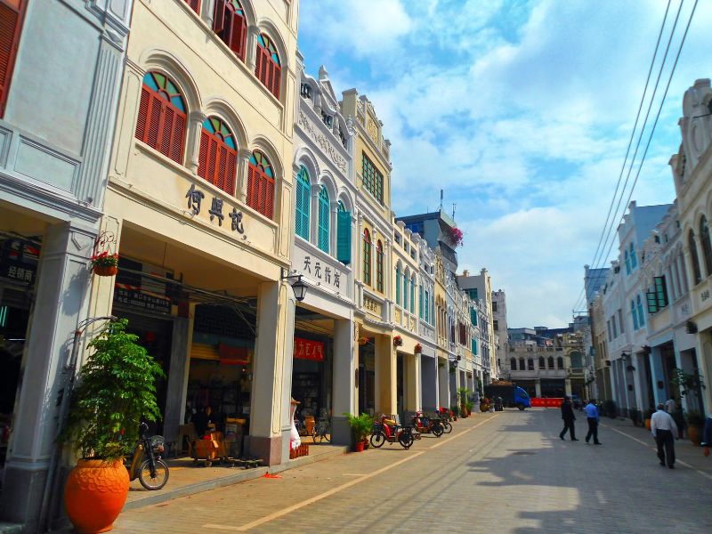 Haikou historic buildings in China 