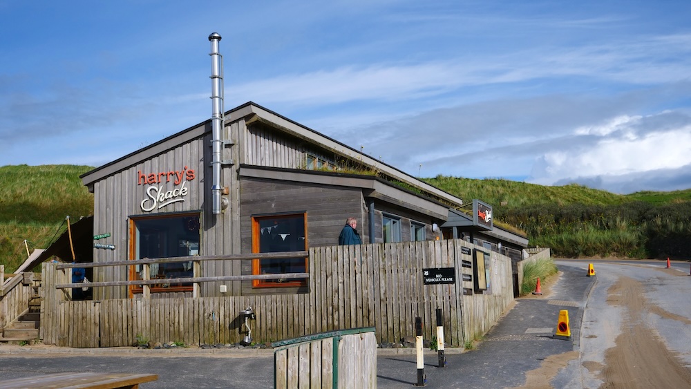 Harry's Shack for delicious seafood in Northern Ireland 