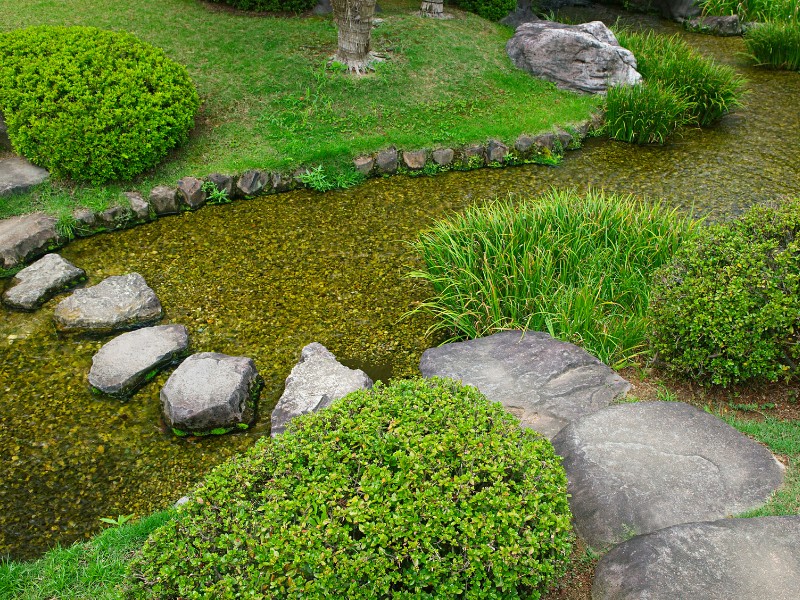 Himeji beautiful garden in Japan 