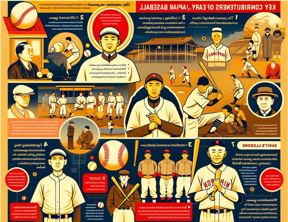 History Of Japanese Baseball infographic 