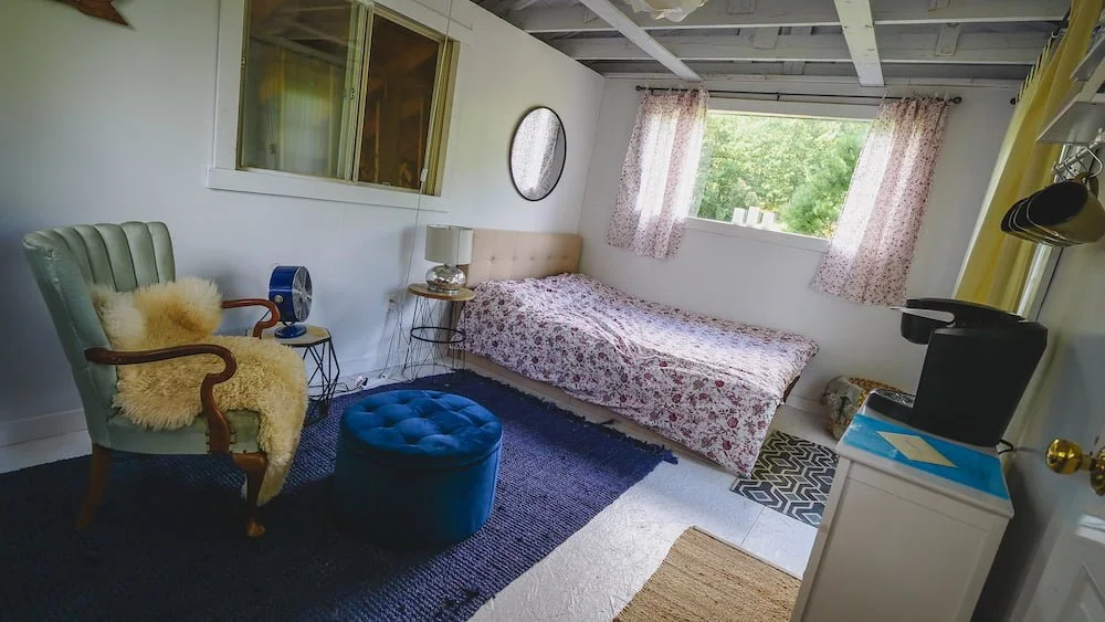 Inside of our house in Fredericton where we stayed by the river 