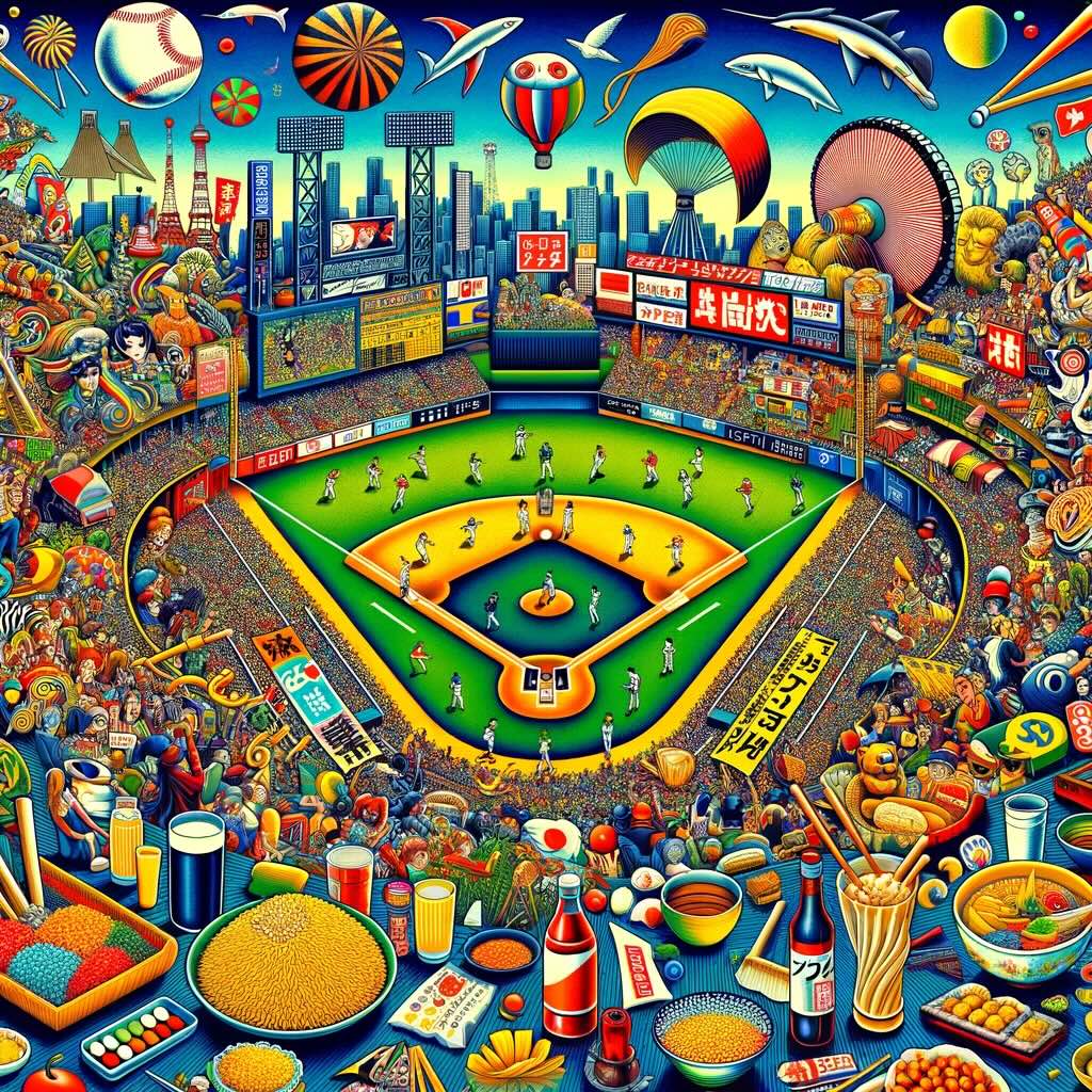 How Do I Experience a Japanese Baseball Game As A Tourist? - digital art 