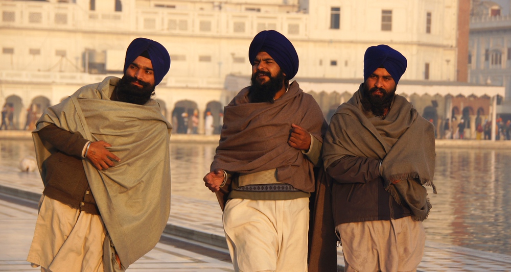 I like to think of this photo as the Three Wise Men from the Harmandir Sahib