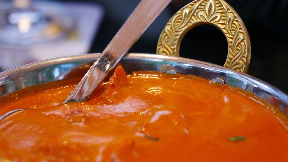 Indian food macro shot in Dusseldorf for international cuisine 