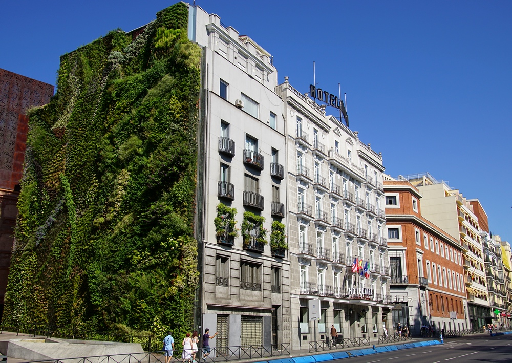 I’ve already raved about all of the green spaces in Madrid. Well, check out this wall!