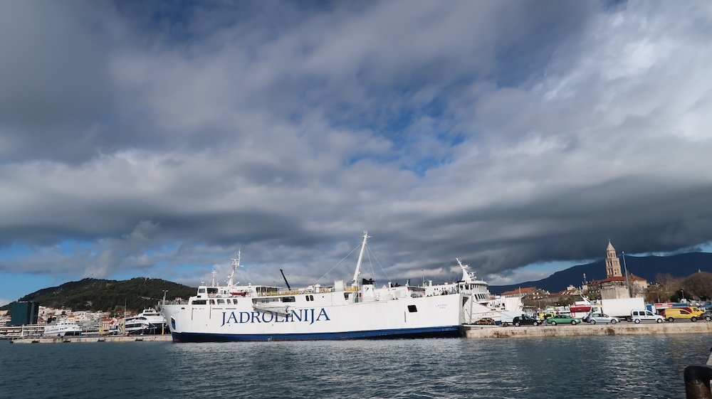 Jadrolinja ferry is a way to get to Split from Italy 