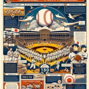 Japanese Baseball (NPB): Origin and History: - digital art 