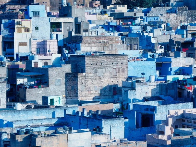 Blue city of Jodhpur, Rajasthan, India 