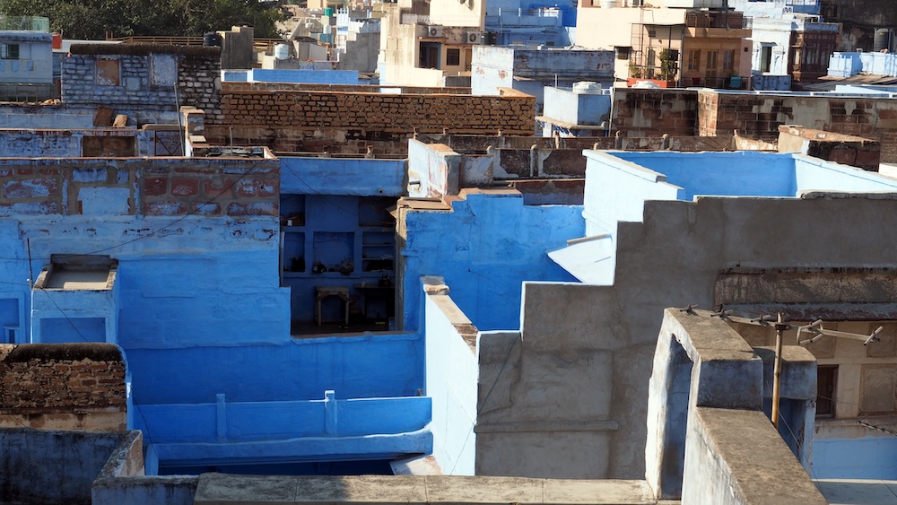 Jodhpur The Blue City Painted In Blue In Rajasthan 