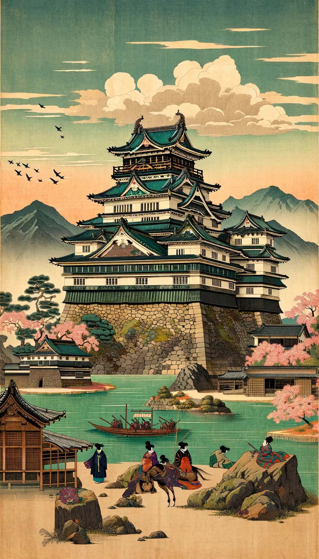 Journey through the historic castles of Japan brings to life the unique architectural style and vibrant historical setting of these castles