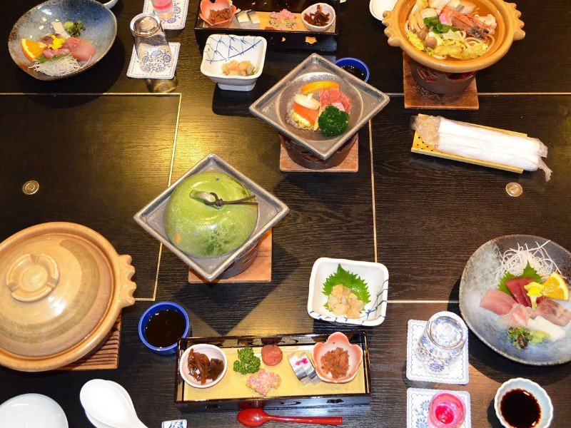 Kaiseki dinner discount set the range