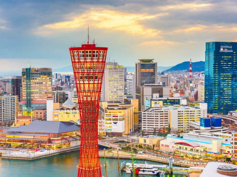 Kobe impressive cityscape views in Japan 