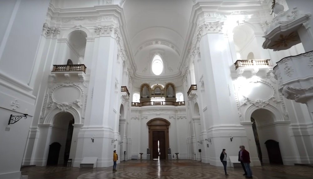 Kollegienkirche Collegiate Church is a stunning example of Baroque design in Salzburg, Austria