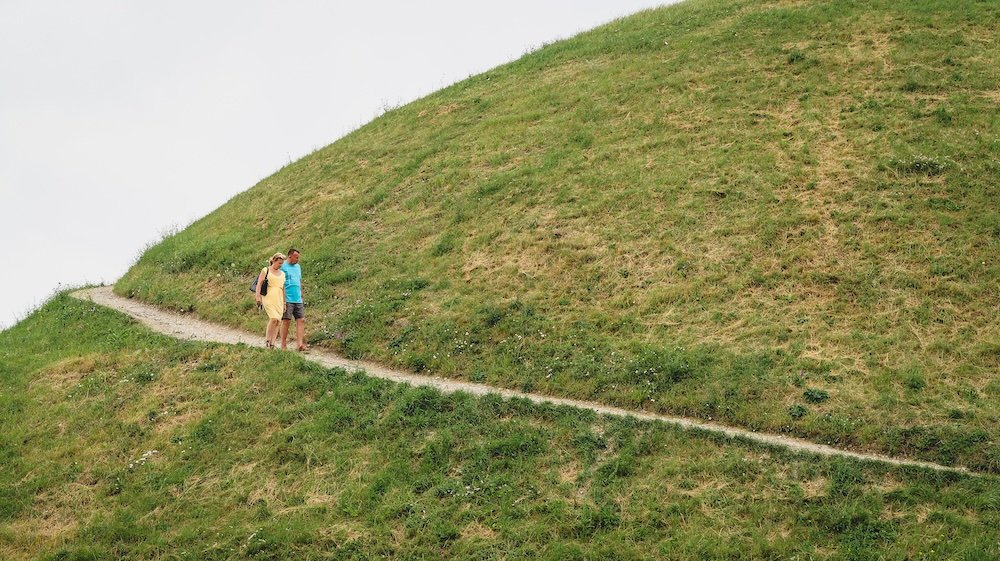 Kościuszko Mound is a man-made hill honoring national hero Tadeusz Kościuszko kopiec Kościuszki in Krakow, Poland