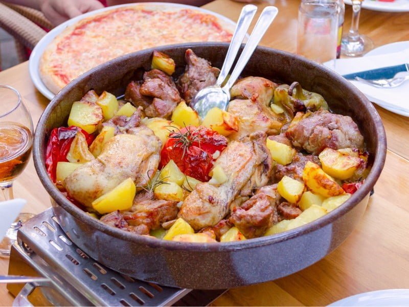 Kotor must try dish Peka in Montenegro 