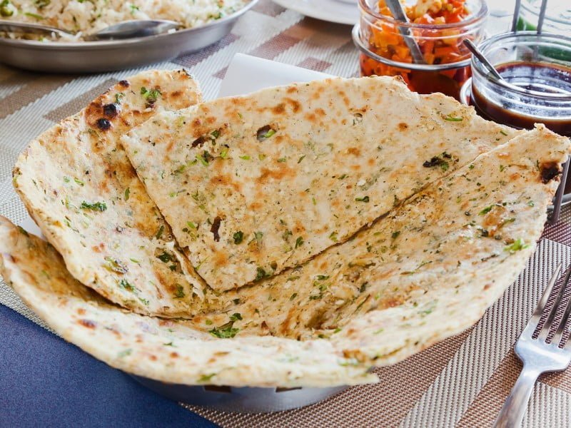 Kulcha is a must try dish for anyone visiting Amritsar, Punjab, India