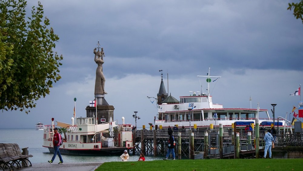 Lake Constance ferry terminal monument 