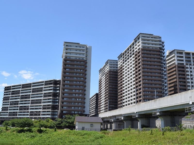 Large and distinct Buildings in Tsukuba, Japan 