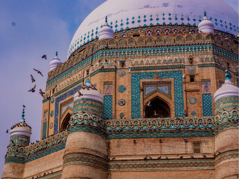 The magnificent and ornate Multan Fort in Pakistan 