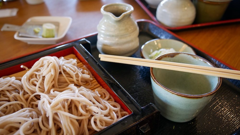 Matsumoto is renowned for its delicious soba noodles made from buckwheat flour sourced from the surrounding highlands in Japan