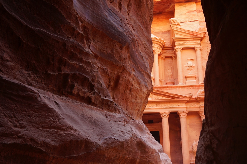 The moment I Nomadic Samuel realized the treasury was mere meters in front of me is one of the most distinct memories I have from Petra, Jordan.