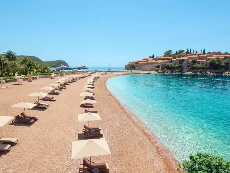 Montenegro beaches for luxurious travelers 