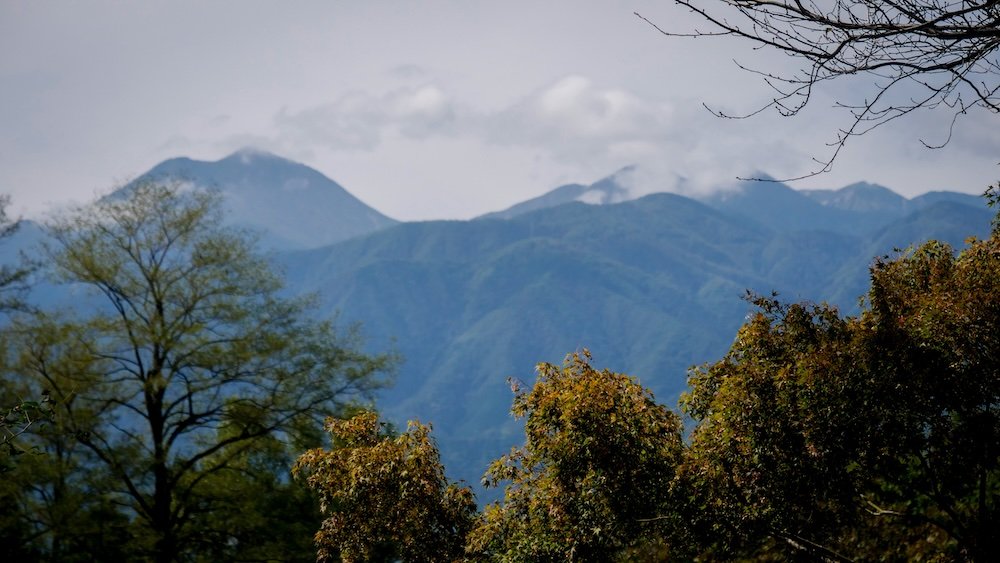 Mountain views from Daio Wasabi Farm