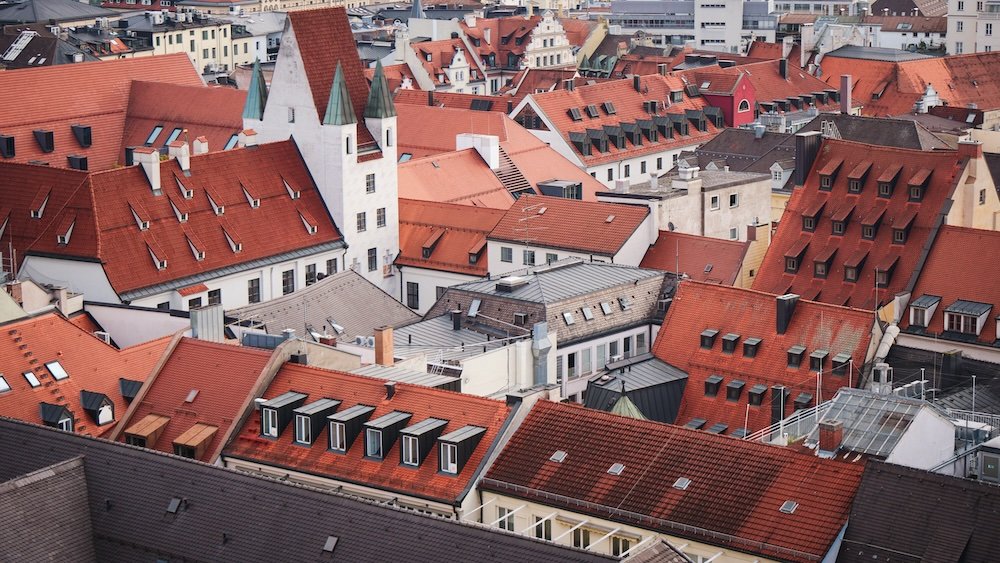 Munich rooftop views with distinct angles 