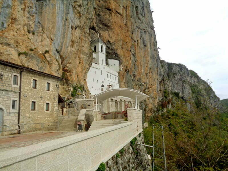 Ostrog Monastery in Niksic, Montenegro 