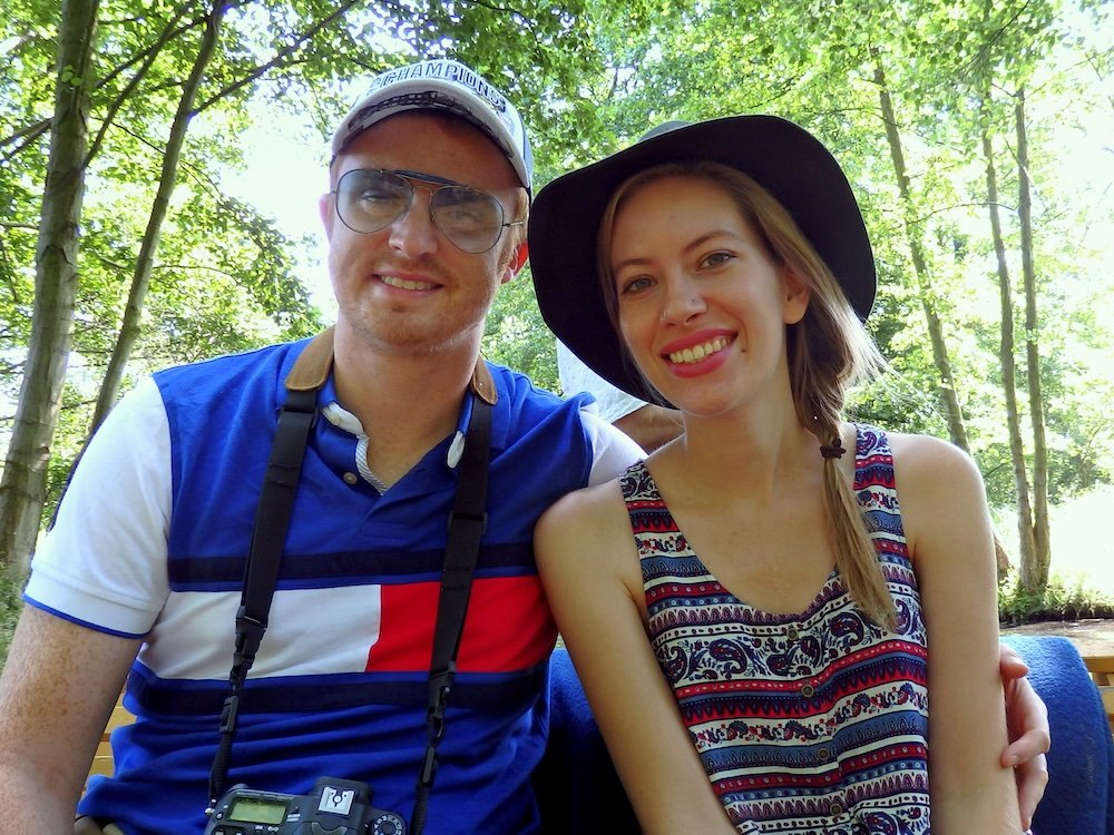 Nomadic Samuel and That Backpacker enjoying punting in Spreewald, Germany 