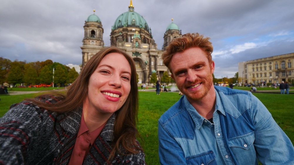 Nomadic Samuel and That Backpacker loving being in Berlin, Germany 