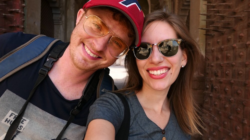 Nomadic Samuel and That Backpacker thrilled to be visiting Jodhpur together 