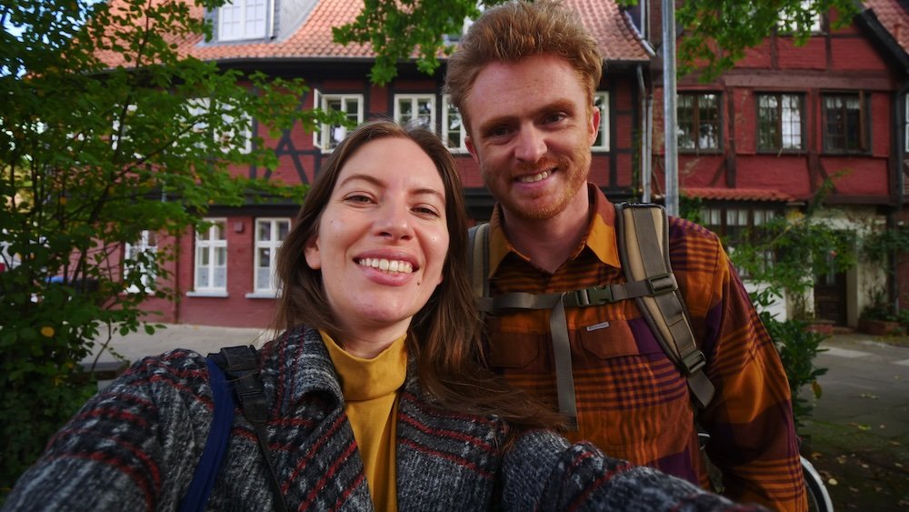 Nomadic Samuel and That Backpacker thrilled to be visiting Luneburg, Germany 