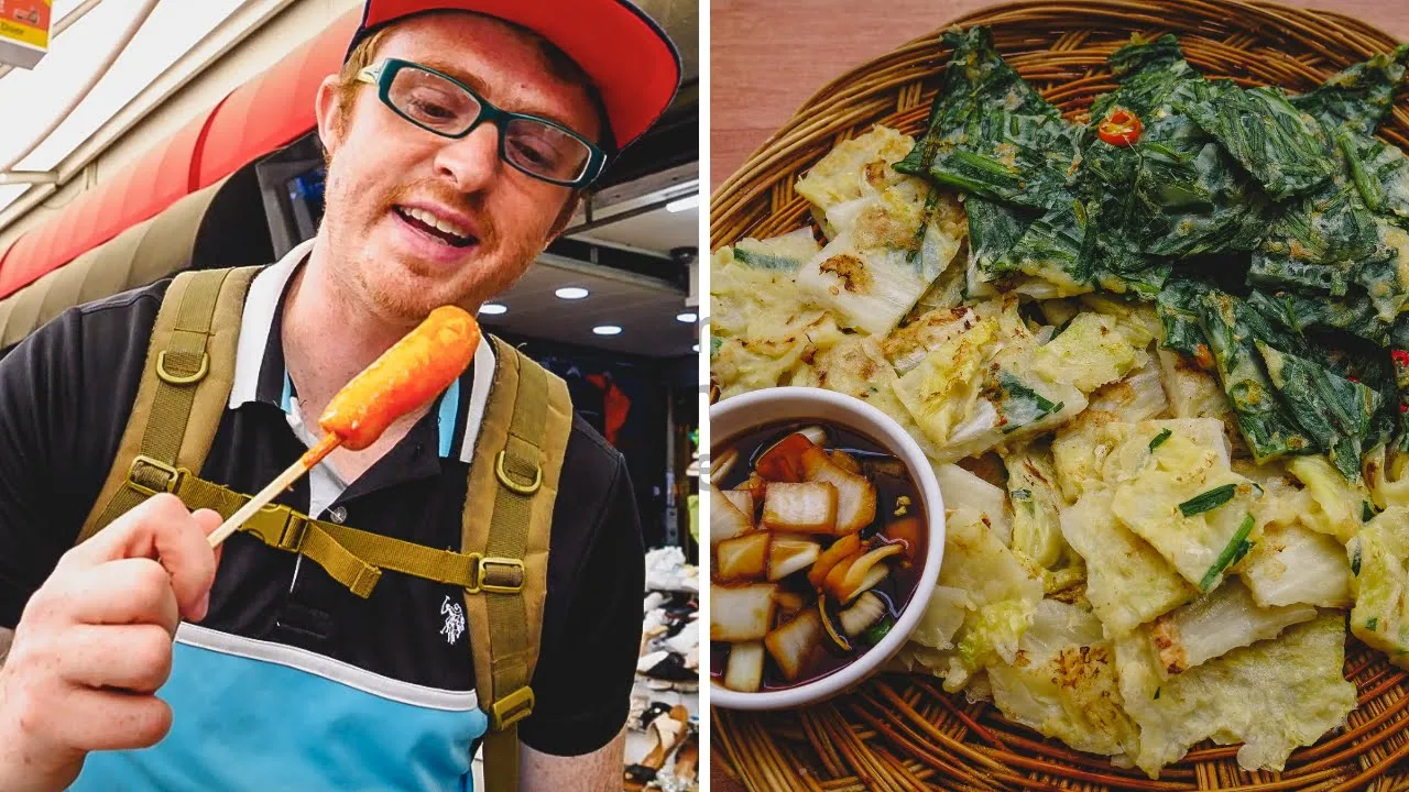 Nomadic Samuel eating street food in Daegu, South Korea 