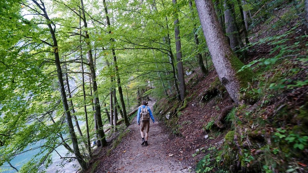 Nomadic Samuel enjoying an epic hikes around Berchtesgaden National Park 