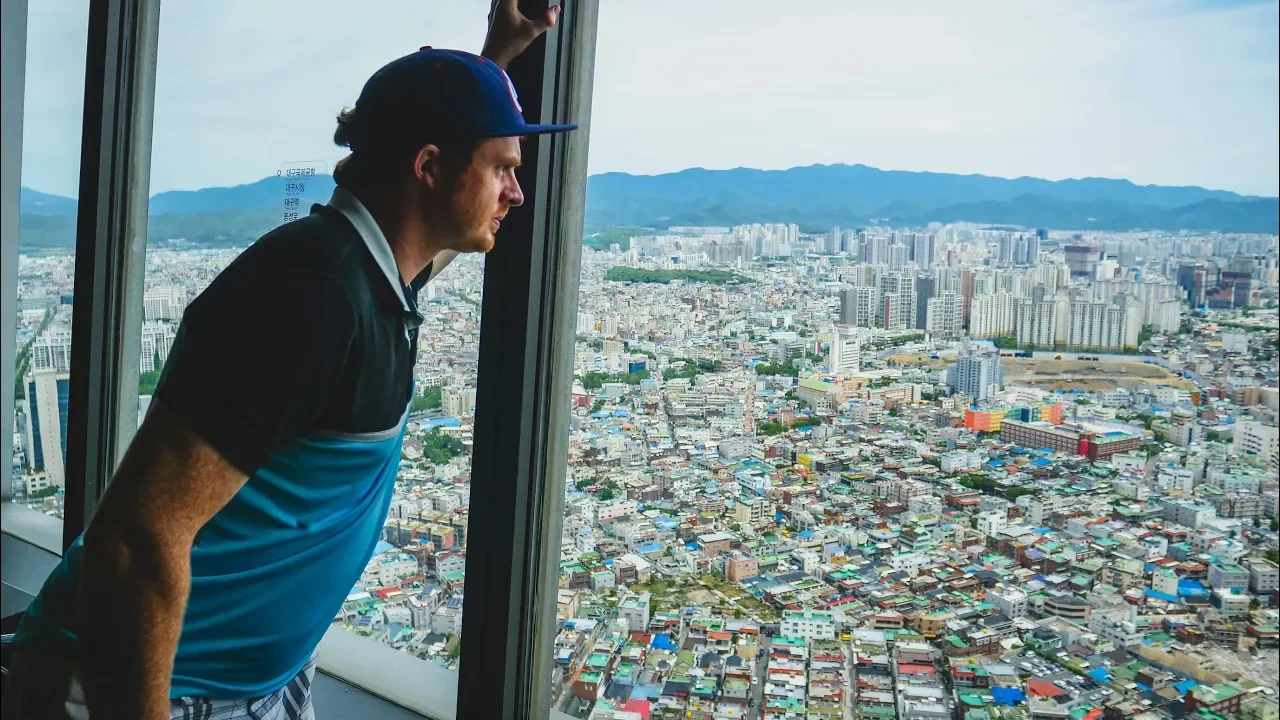 Nomadic Samuel enjoying epic views of Daegu, South Korea 