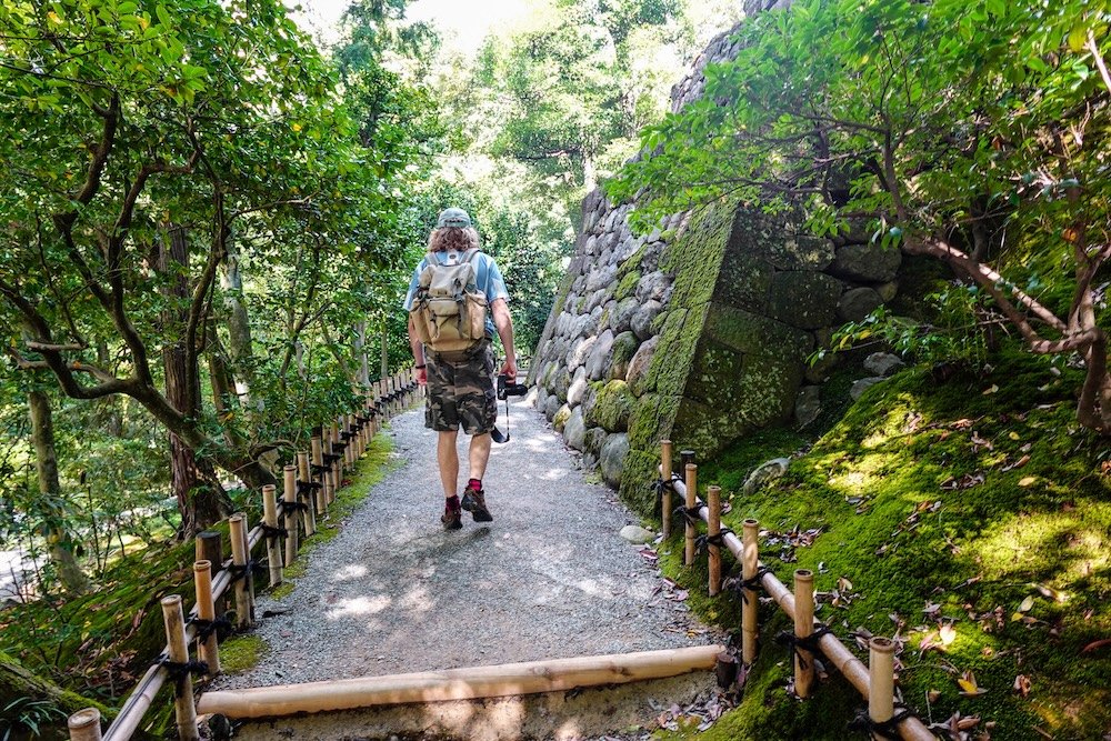 Nomadic Samuel on a self guided walking tour in Kanazawa, Japan