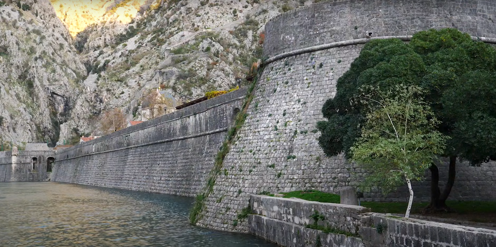 North Gate views in Kotor, Montenegro 