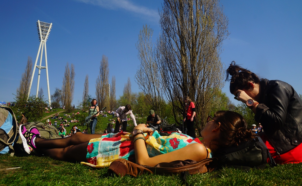 Nothing quite like relaxing on a gorgeous Sunday afternoon at Mauerpark – Berlin, Germany