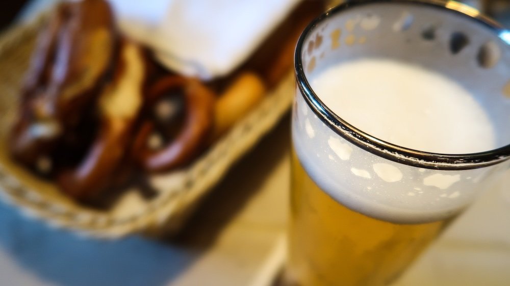 Nuremberg beer macro details in Germany 