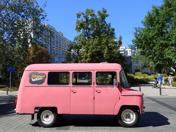 Nysa Pink Van tour with Adventure Warsaw