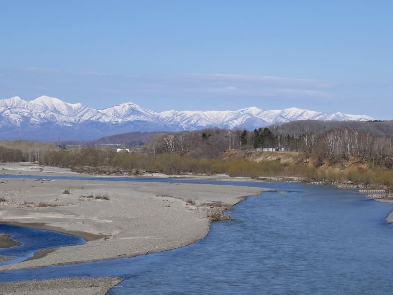 Obihiro beautiful scenic views offer visitors stunning natural beauty including river and mountain backdrops