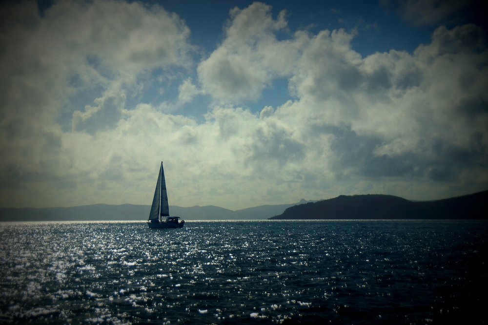 On this particular day we were able to spot several other sailboats but there would be stretches where we were out on the water on our own