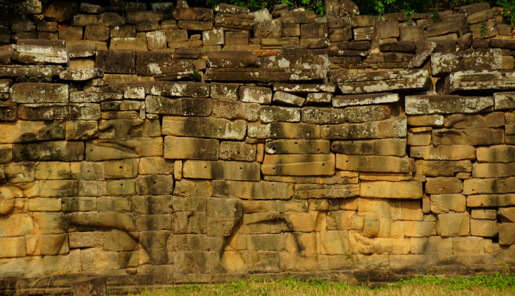 One more shot of the Terrace of Elephants wall - Angkor Thom, Cambodia.