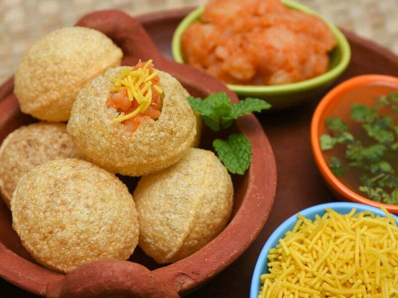 Pani Puri Indian Street Food Must Try Food Items 